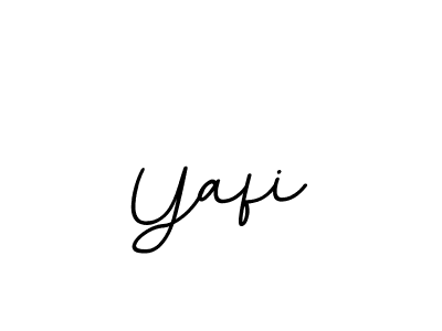 How to make Yafi name signature. Use BallpointsItalic-DORy9 style for creating short signs online. This is the latest handwritten sign. Yafi signature style 11 images and pictures png