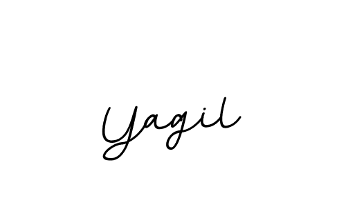 Use a signature maker to create a handwritten signature online. With this signature software, you can design (BallpointsItalic-DORy9) your own signature for name Yagil. Yagil signature style 11 images and pictures png