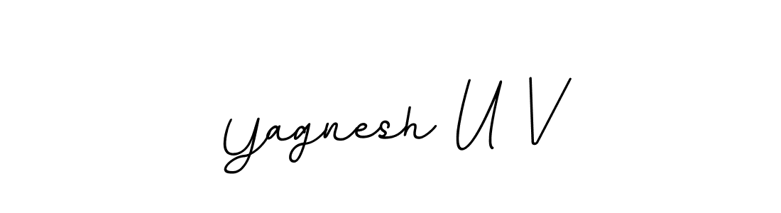 How to Draw Yagnesh U V signature style? BallpointsItalic-DORy9 is a latest design signature styles for name Yagnesh U V. Yagnesh U V signature style 11 images and pictures png