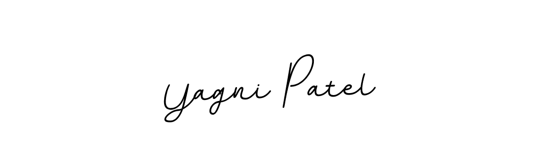 It looks lik you need a new signature style for name Yagni Patel. Design unique handwritten (BallpointsItalic-DORy9) signature with our free signature maker in just a few clicks. Yagni Patel signature style 11 images and pictures png