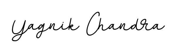 You should practise on your own different ways (BallpointsItalic-DORy9) to write your name (Yagnik Chandra) in signature. Don't let someone else do it for you. Yagnik Chandra signature style 11 images and pictures png