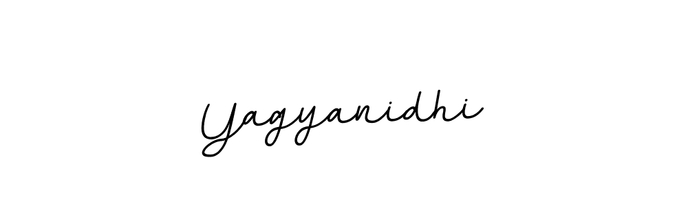 Design your own signature with our free online signature maker. With this signature software, you can create a handwritten (BallpointsItalic-DORy9) signature for name Yagyanidhi. Yagyanidhi signature style 11 images and pictures png