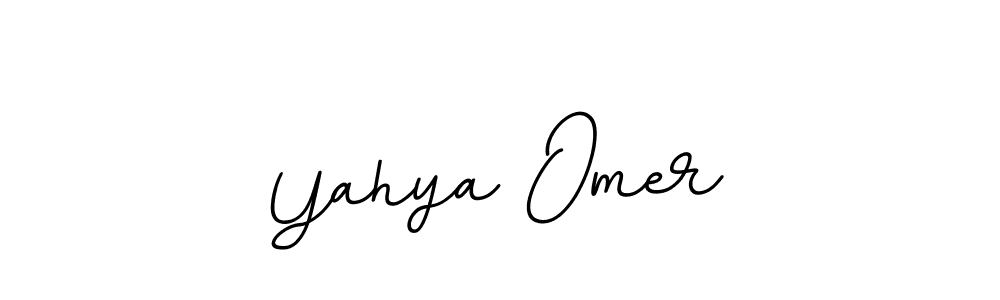 Design your own signature with our free online signature maker. With this signature software, you can create a handwritten (BallpointsItalic-DORy9) signature for name Yahya Omer. Yahya Omer signature style 11 images and pictures png