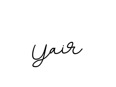 Create a beautiful signature design for name Yair. With this signature (BallpointsItalic-DORy9) fonts, you can make a handwritten signature for free. Yair signature style 11 images and pictures png