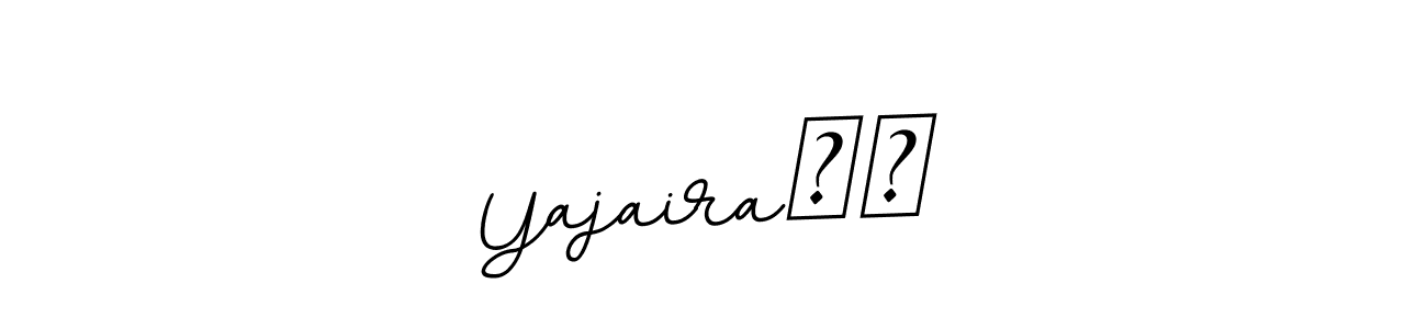 Yajaira❤️ stylish signature style. Best Handwritten Sign (BallpointsItalic-DORy9) for my name. Handwritten Signature Collection Ideas for my name Yajaira❤️. Yajaira❤️ signature style 11 images and pictures png