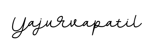 Looking for an artistic signature for Yajurvapatil? The BallpointsItalic-DORy9 calligraphy style gives a sophisticated flow suitable for business cards and emails. Yajurvapatil signature style 11 images and pictures png