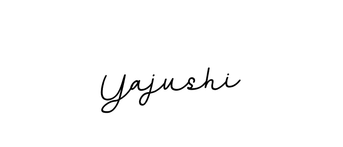 How to make Yajushi name signature. Use BallpointsItalic-DORy9 style for creating short signs online. This is the latest handwritten sign. Yajushi signature style 11 images and pictures png