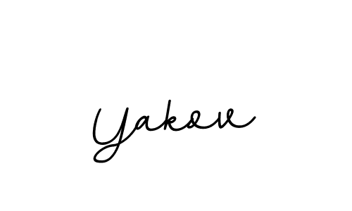 How to make Yakov signature? BallpointsItalic-DORy9 is a professional autograph style. Create handwritten signature for Yakov name. Yakov signature style 11 images and pictures png