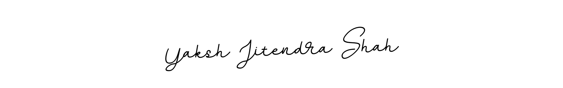 This is the best signature style for the Yaksh Jitendra Shah name. Also you like these signature font (BallpointsItalic-DORy9). Mix name signature. Yaksh Jitendra Shah signature style 11 images and pictures png
