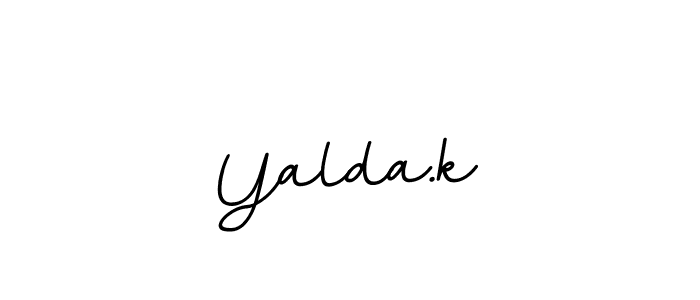 How to make Yalda.k signature? BallpointsItalic-DORy9 is a professional autograph style. Create handwritten signature for Yalda.k name. Yalda.k signature style 11 images and pictures png