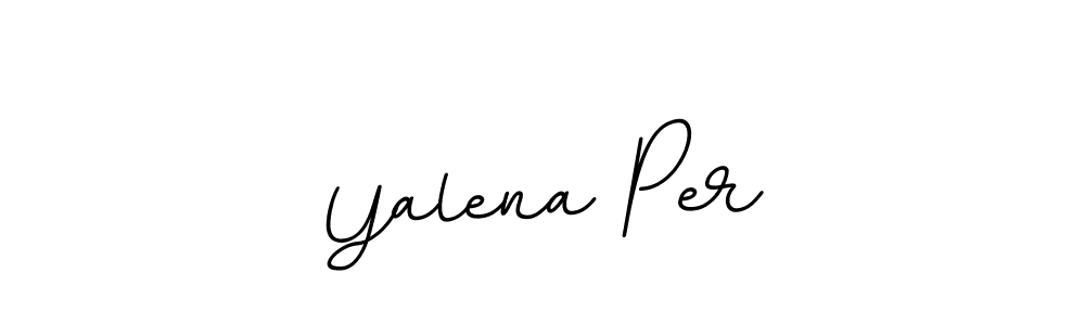 You should practise on your own different ways (BallpointsItalic-DORy9) to write your name (Yalena Per) in signature. don't let someone else do it for you. Yalena Per signature style 11 images and pictures png