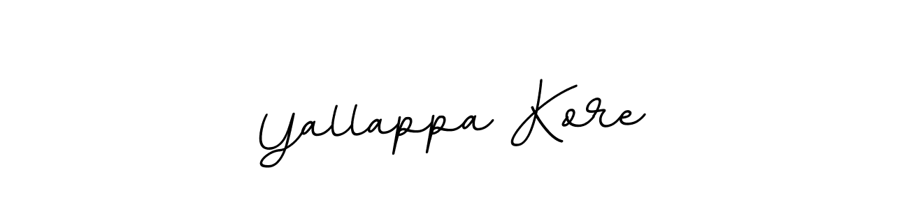 You should practise on your own different ways (BallpointsItalic-DORy9) to write your name (Yallappa Kore) in signature. don't let someone else do it for you. Yallappa Kore signature style 11 images and pictures png