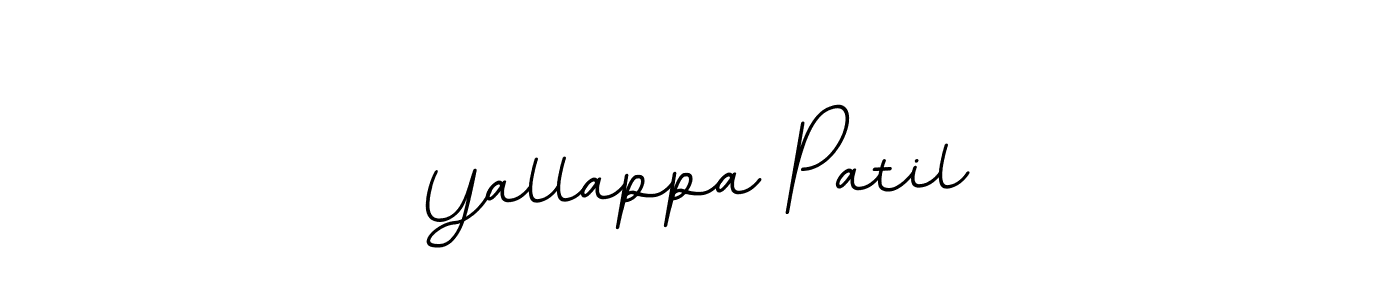 Make a beautiful signature design for name Yallappa Patil. With this signature (BallpointsItalic-DORy9) style, you can create a handwritten signature for free. Yallappa Patil signature style 11 images and pictures png