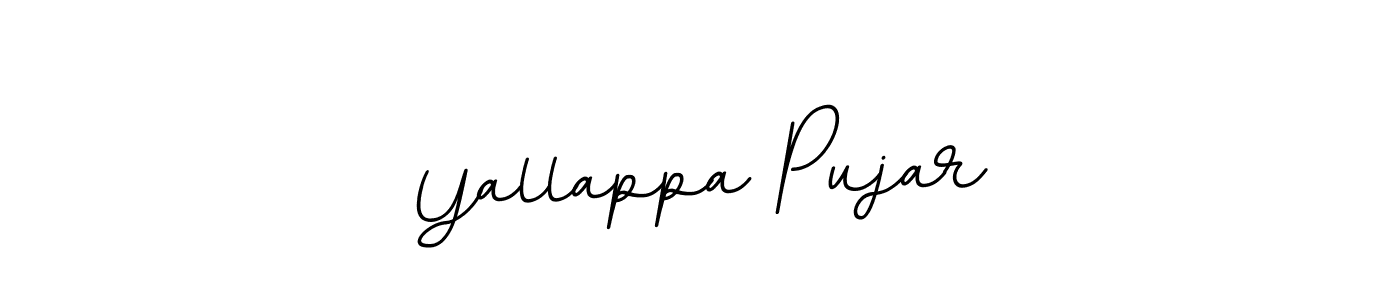 Make a beautiful signature design for name Yallappa Pujar. With this signature (BallpointsItalic-DORy9) style, you can create a handwritten signature for free. Yallappa Pujar signature style 11 images and pictures png