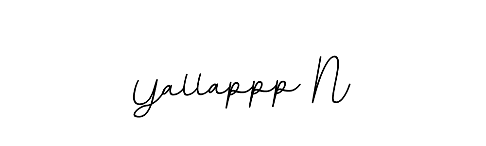 Design your own signature with our free online signature maker. With this signature software, you can create a handwritten (BallpointsItalic-DORy9) signature for name Yallappp N. Yallappp N signature style 11 images and pictures png