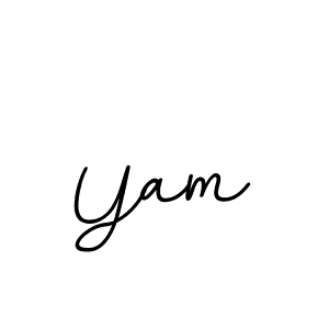 How to make Yam signature? BallpointsItalic-DORy9 is a professional autograph style. Create handwritten signature for Yam name. Yam signature style 11 images and pictures png