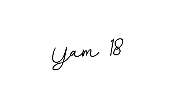 It looks lik you need a new signature style for name Yam 18. Design unique handwritten (BallpointsItalic-DORy9) signature with our free signature maker in just a few clicks. Yam 18 signature style 11 images and pictures png