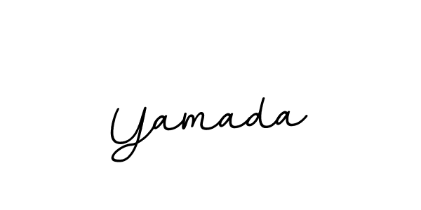 How to make Yamada name signature. Use BallpointsItalic-DORy9 style for creating short signs online. This is the latest handwritten sign. Yamada signature style 11 images and pictures png