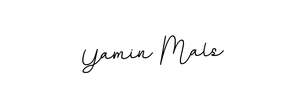 It looks lik you need a new signature style for name Yamin Mals. Design unique handwritten (BallpointsItalic-DORy9) signature with our free signature maker in just a few clicks. Yamin Mals signature style 11 images and pictures png