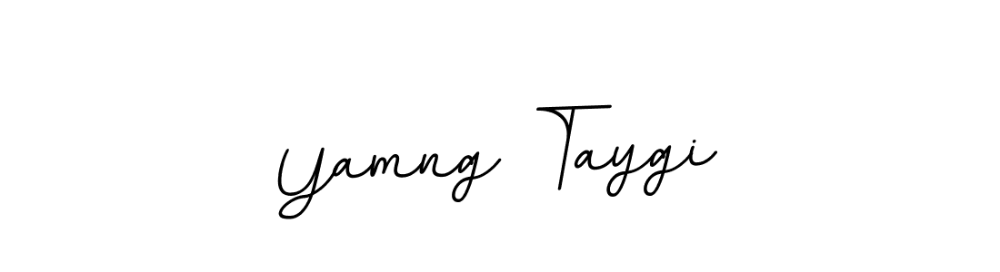 Create a beautiful signature design for name Yamng Taygi. With this signature (BallpointsItalic-DORy9) fonts, you can make a handwritten signature for free. Yamng Taygi signature style 11 images and pictures png