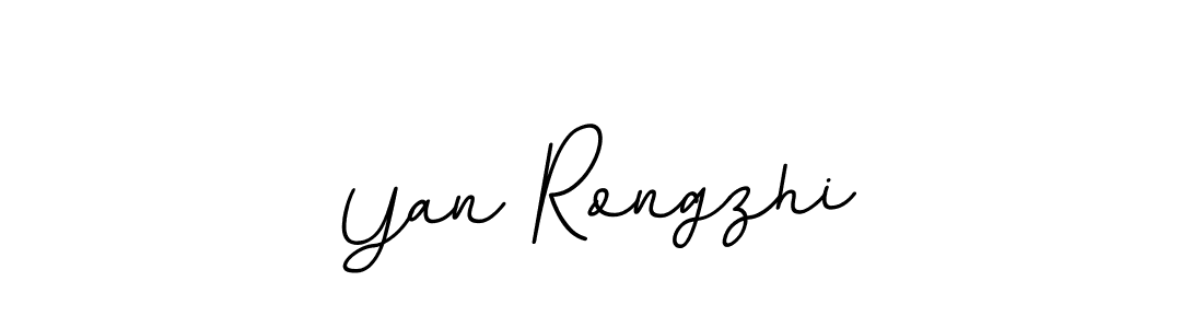 Make a beautiful signature design for name Yan Rongzhi. With this signature (BallpointsItalic-DORy9) style, you can create a handwritten signature for free. Yan Rongzhi signature style 11 images and pictures png
