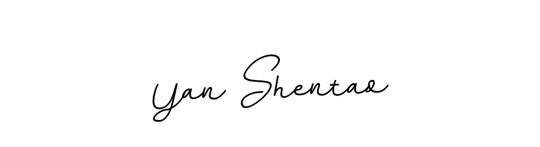 if you are searching for the best signature style for your name Yan Shentao. so please give up your signature search. here we have designed multiple signature styles  using BallpointsItalic-DORy9. Yan Shentao signature style 11 images and pictures png