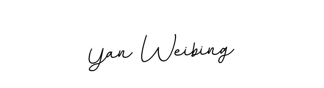 How to make Yan Weibing signature? BallpointsItalic-DORy9 is a professional autograph style. Create handwritten signature for Yan Weibing name. Yan Weibing signature style 11 images and pictures png