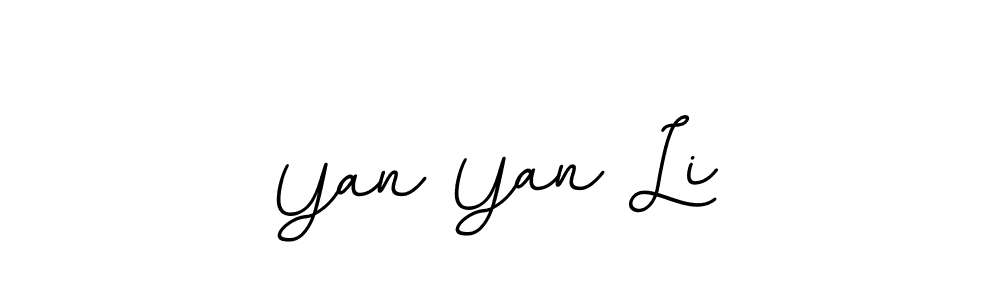 Use a signature maker to create a handwritten signature online. With this signature software, you can design (BallpointsItalic-DORy9) your own signature for name Yan Yan Li. Yan Yan Li signature style 11 images and pictures png