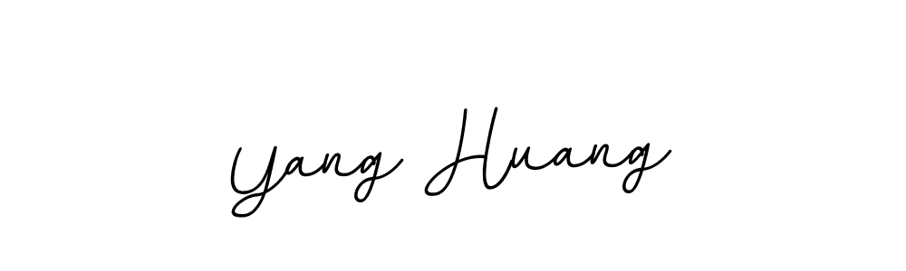 Design your own signature with our free online signature maker. With this signature software, you can create a handwritten (BallpointsItalic-DORy9) signature for name Yang Huang. Yang Huang signature style 11 images and pictures png