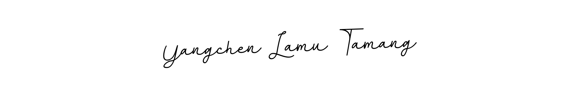 Make a beautiful signature design for name Yangchen Lamu Tamang. Use this online signature maker to create a handwritten signature for free. Yangchen Lamu Tamang signature style 11 images and pictures png