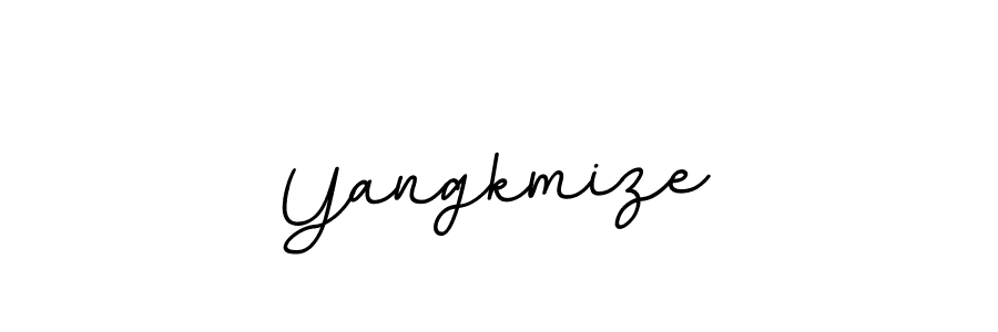 Make a beautiful signature design for name Yangkmize. With this signature (BallpointsItalic-DORy9) style, you can create a handwritten signature for free. Yangkmize signature style 11 images and pictures png