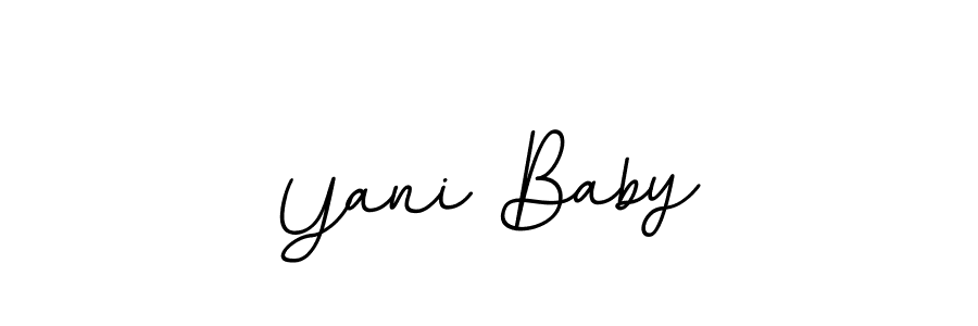 You can use this online signature creator to create a handwritten signature for the name Yani Baby. This is the best online autograph maker. Yani Baby signature style 11 images and pictures png