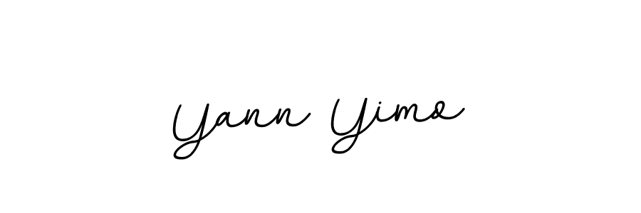 if you are searching for the best signature style for your name Yann Yimo. so please give up your signature search. here we have designed multiple signature styles  using BallpointsItalic-DORy9. Yann Yimo signature style 11 images and pictures png