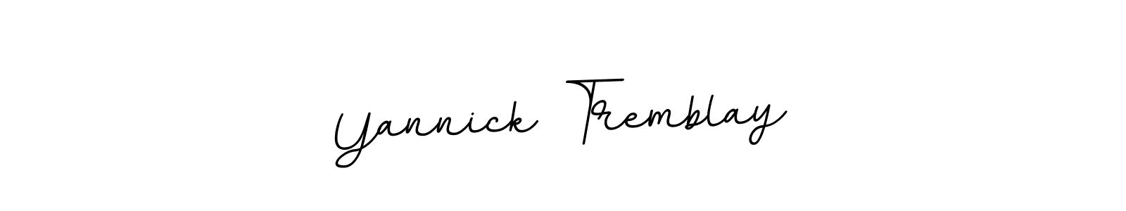 It looks lik you need a new signature style for name Yannick Tremblay. Design unique handwritten (BallpointsItalic-DORy9) signature with our free signature maker in just a few clicks. Yannick Tremblay signature style 11 images and pictures png