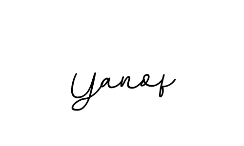 Make a beautiful signature design for name Yanof. With this signature (BallpointsItalic-DORy9) style, you can create a handwritten signature for free. Yanof signature style 11 images and pictures png