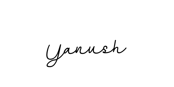 The best way (BallpointsItalic-DORy9) to make a short signature is to pick only two or three words in your name. The name Yanush include a total of six letters. For converting this name. Yanush signature style 11 images and pictures png