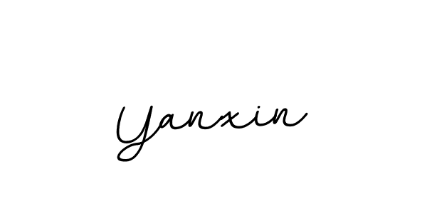 Make a beautiful signature design for name Yanxin. With this signature (BallpointsItalic-DORy9) style, you can create a handwritten signature for free. Yanxin signature style 11 images and pictures png