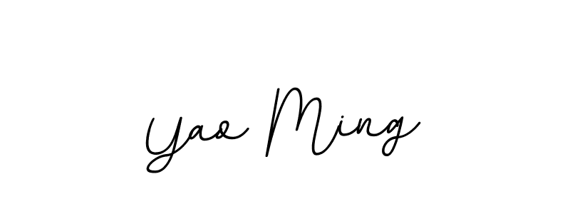 The best way (BallpointsItalic-DORy9) to make a short signature is to pick only two or three words in your name. The name Yao Ming include a total of six letters. For converting this name. Yao Ming signature style 11 images and pictures png