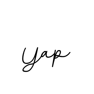 You should practise on your own different ways (BallpointsItalic-DORy9) to write your name (Yap) in signature. don't let someone else do it for you. Yap signature style 11 images and pictures png