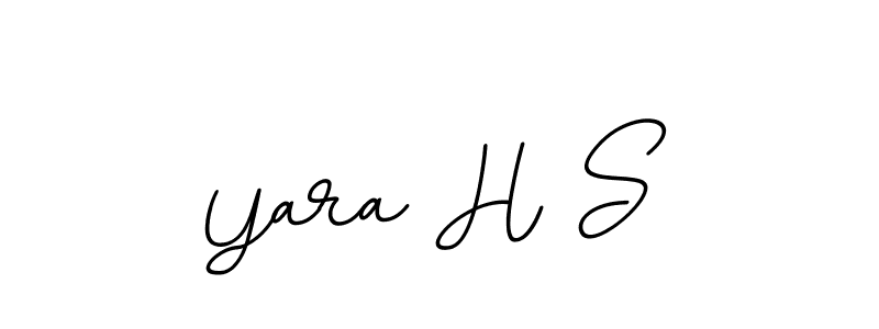 How to Draw Yara H S signature style? BallpointsItalic-DORy9 is a latest design signature styles for name Yara H S. Yara H S signature style 11 images and pictures png