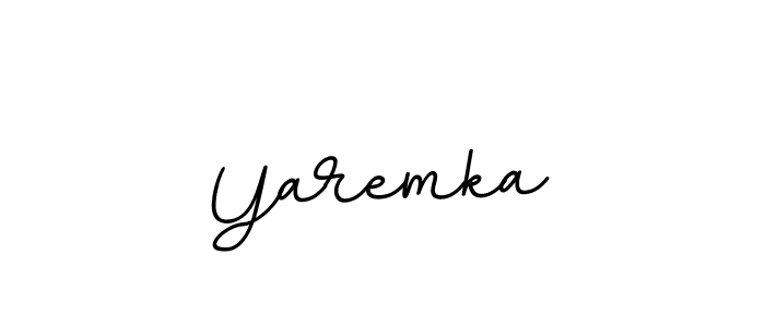 It looks lik you need a new signature style for name Yaremka. Design unique handwritten (BallpointsItalic-DORy9) signature with our free signature maker in just a few clicks. Yaremka signature style 11 images and pictures png
