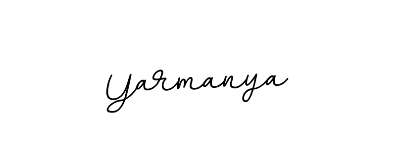 The best way (BallpointsItalic-DORy9) to make a short signature is to pick only two or three words in your name. The name Yarmanya include a total of six letters. For converting this name. Yarmanya signature style 11 images and pictures png