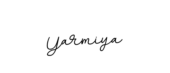 Use a signature maker to create a handwritten signature online. With this signature software, you can design (BallpointsItalic-DORy9) your own signature for name Yarmiya. Yarmiya signature style 11 images and pictures png