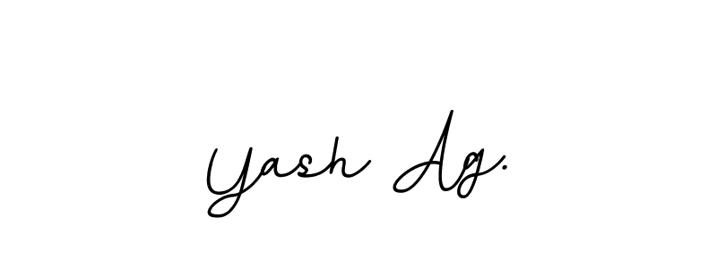 Make a beautiful signature design for name Yash Ag.. Use this online signature maker to create a handwritten signature for free. Yash Ag. signature style 11 images and pictures png