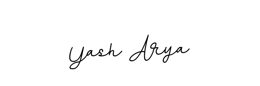 You should practise on your own different ways (BallpointsItalic-DORy9) to write your name (Yash Arya) in signature. don't let someone else do it for you. Yash Arya signature style 11 images and pictures png