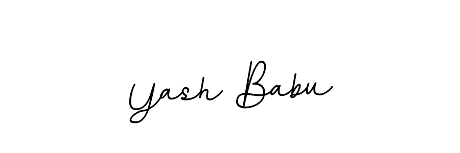 You should practise on your own different ways (BallpointsItalic-DORy9) to write your name (Yash Babu) in signature. don't let someone else do it for you. Yash Babu signature style 11 images and pictures png