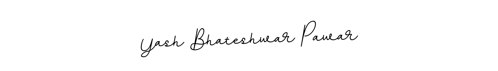 Make a beautiful signature design for name Yash Bhateshwar Pawar. Use this online signature maker to create a handwritten signature for free. Yash Bhateshwar Pawar signature style 11 images and pictures png