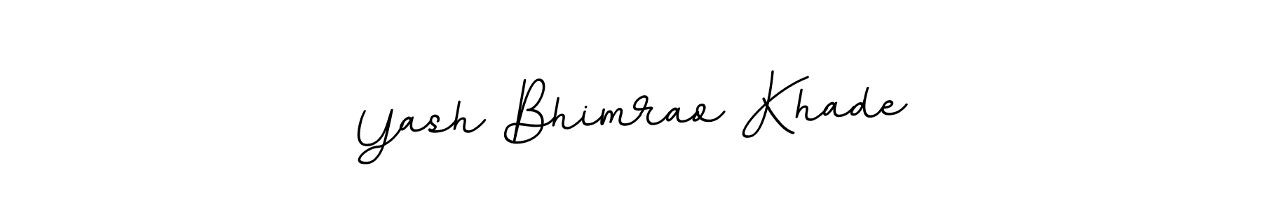 How to make Yash Bhimrao Khade name signature. Use BallpointsItalic-DORy9 style for creating short signs online. This is the latest handwritten sign. Yash Bhimrao Khade signature style 11 images and pictures png