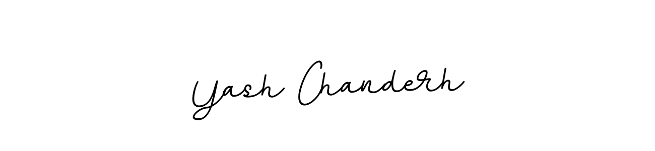 Design your own signature with our free online signature maker. With this signature software, you can create a handwritten (BallpointsItalic-DORy9) signature for name Yash Chanderh. Yash Chanderh signature style 11 images and pictures png
