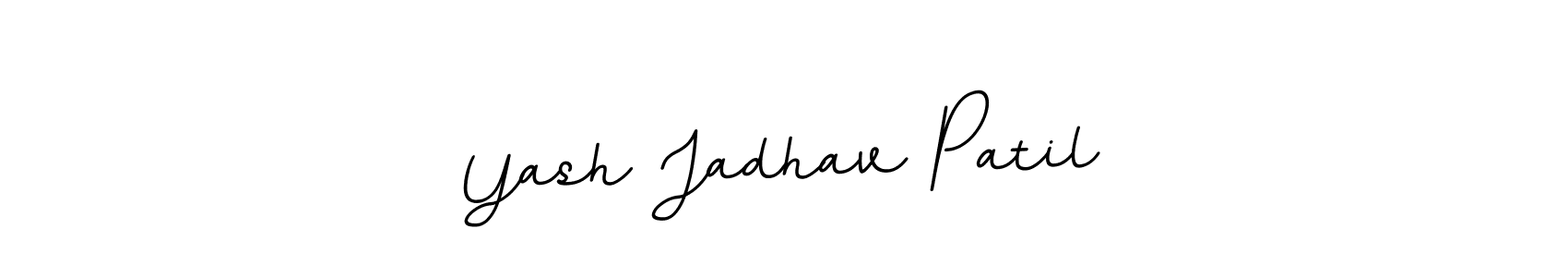 Create a beautiful signature design for name Yash Jadhav Patil. With this signature (BallpointsItalic-DORy9) fonts, you can make a handwritten signature for free. Yash Jadhav Patil signature style 11 images and pictures png